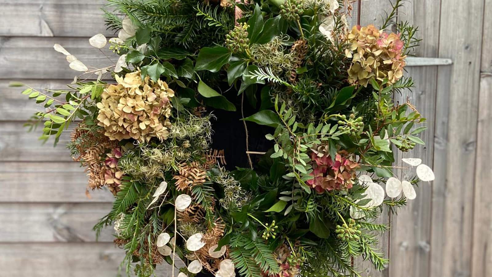 wreath-making